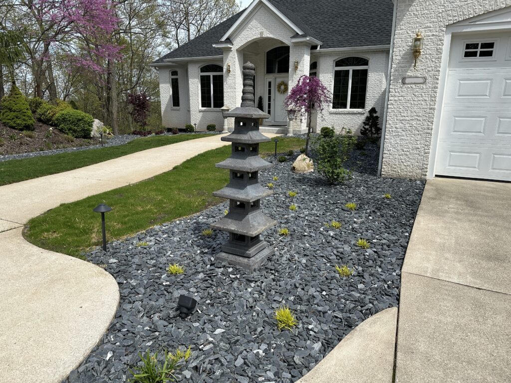 Japanese Garden Minimalist and Serene - after photo